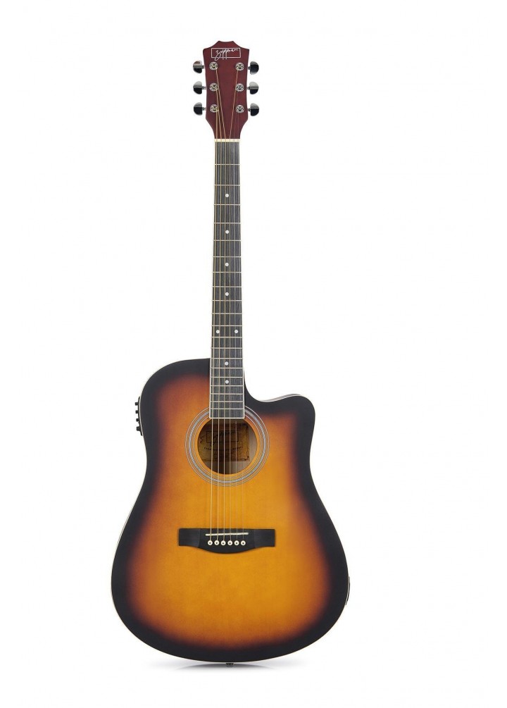 Zoppran ACZP150SB Sunburst Elektro Akustik Gitar