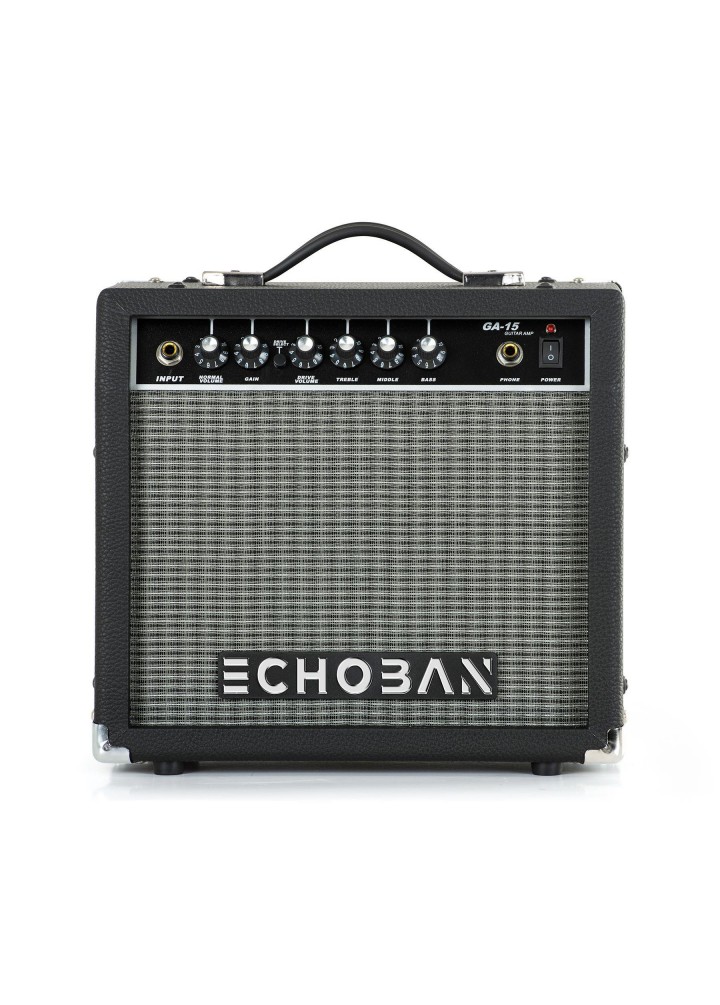 Echoban GA15 15 Watt Siyah Gitar Amfisi