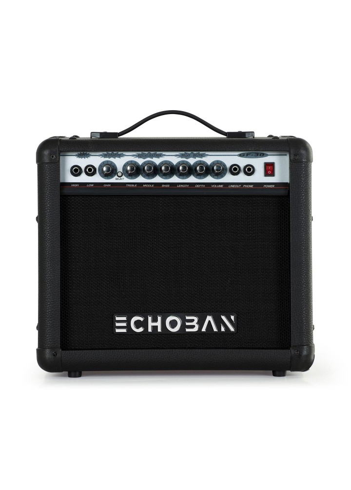 Echoban GA30 30 Watt Siyah Gitar Amfisi