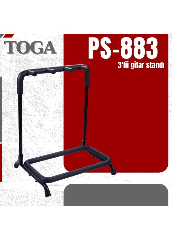 TOGA PS-883 3'lü Gitar Standı